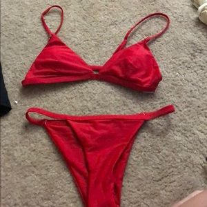 Red bikini